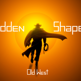 Hidden Shapes Old West wallpaper