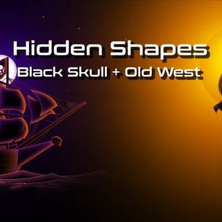 Hidden Shapes Old West wallpaper