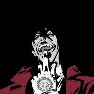 Alucard Hellsing phone wallpaper