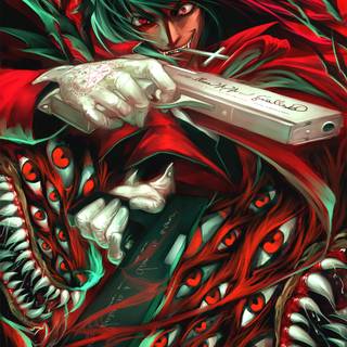 Alucard Hellsing phone wallpaper