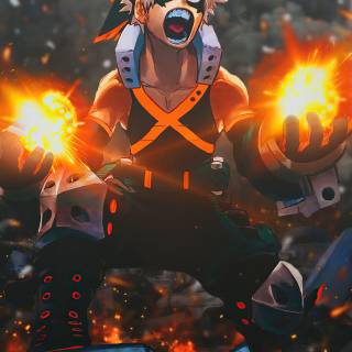 Phone Bakugo wallpaper