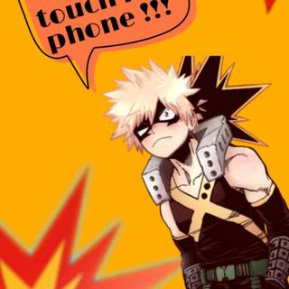 Phone Bakugo wallpaper