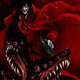 Alucard Hellsing phone wallpaper