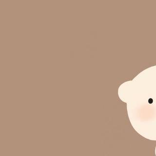 Cute Korean bear laptop wallpaper