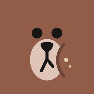 Cute Korean bear laptop wallpaper