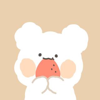 Cute Korean bear laptop wallpaper