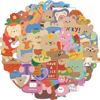 Cute Korean bear laptop wallpaper