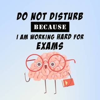 Doing exam wallpaper