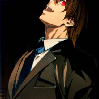 Kira laughing wallpaper