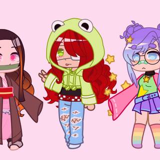Gacha Club ocs wallpaper