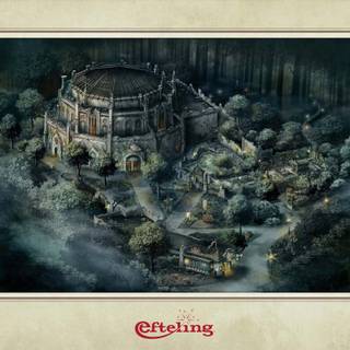 The Princess and The Pea Anton Pieck wallpaper