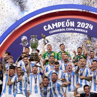 Argentina Copa América Champions 2024 wallpaper
