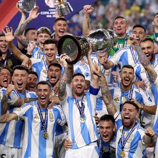 Argentina Copa América Champions 2024 wallpaper