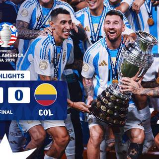 Argentina Copa América Champions 2024 wallpaper