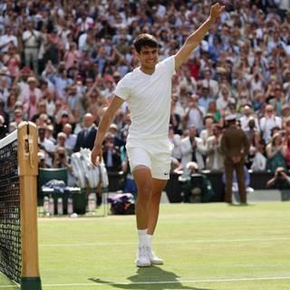 Carlos Alcaraz Wimbledon 2024 Champion wallpaper