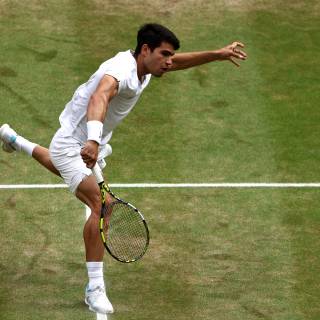 Carlos Alcaraz Wimbledon 2024 Champion wallpaper