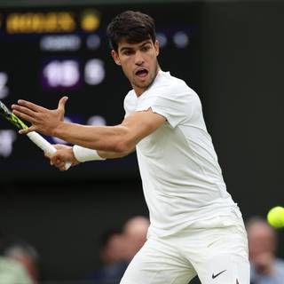 Carlos Alcaraz Wimbledon 2024 Champion wallpaper