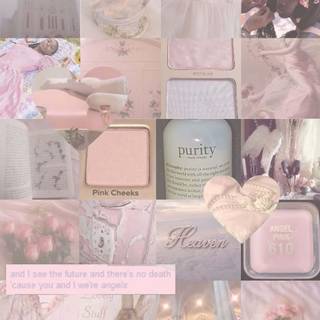 Coquette collage wallpaper