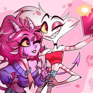 Angel Dust 4k wallpaper