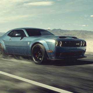 Dodge Challenger Hellcat 4k wallpaper