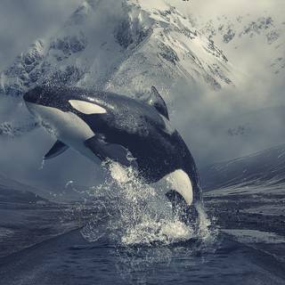 Orca phone wallpaper