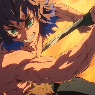 Tanjiro and Inosuke wallpaper