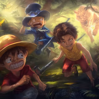 Straw Hats desktop wallpaper
