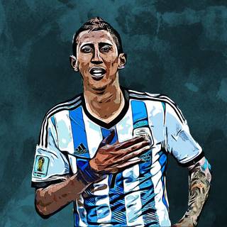 Di Maria 4k wallpaper