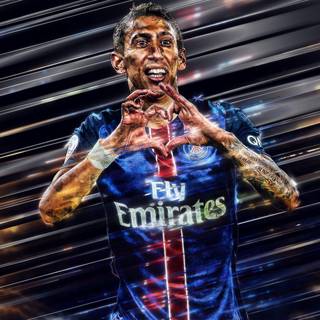 Di Maria 4k wallpaper