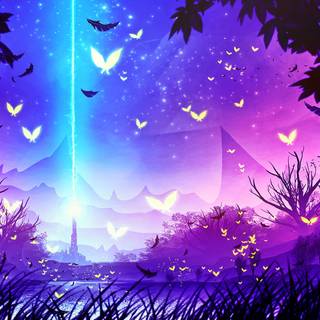 Fantasy forest 4k wallpaper