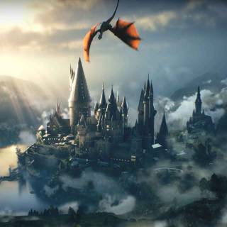 Harry Potter flying wallpaper