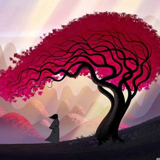 Samurai red 4k wallpaper