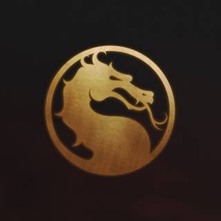 Mortal Kombat logo 4k wallpaper