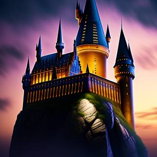 Hogwarts castle 4k wallpaper