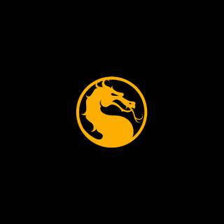 Mortal Kombat logo 4k wallpaper