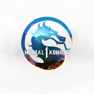Mortal Kombat logo 4k wallpaper