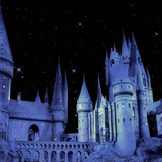 Hogwarts castle 4k wallpaper