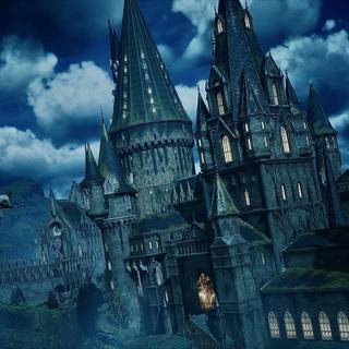 Hogwarts castle 4k wallpaper