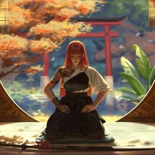 Samurai tattoo wallpaper