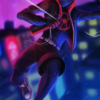 iPhone Spider-Man 4k wallpaper