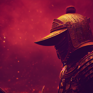 Samurai red 4k wallpaper