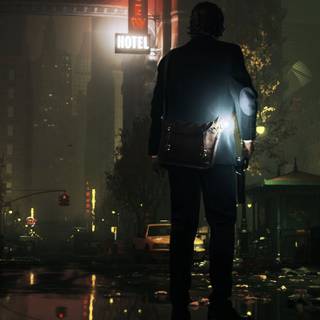 Alan Wake phone wallpaper