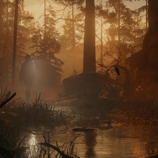 Alan Wake phone wallpaper