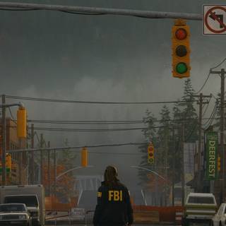 Alan Wake phone wallpaper