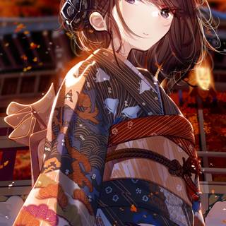 Japanese girl phone wallpaper