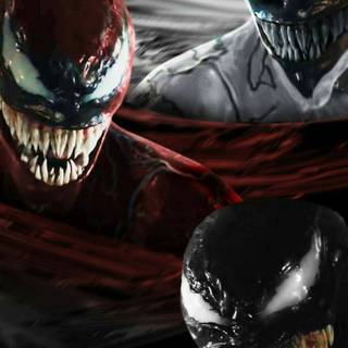 Venom vs Carnage iPhone wallpaper