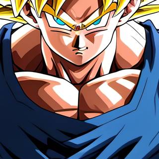 Super Saiyan phone wallpaper
