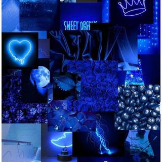 Cool blue iPhone wallpaper