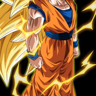 Super Saiyan phone wallpaper