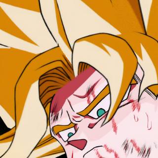 Super Saiyan phone wallpaper